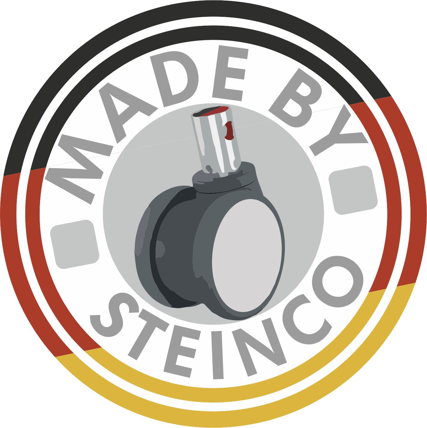 [Translate to Schwedisch:] Hersteller Rollen und Räder - Made by STEINCO and Made in Germany